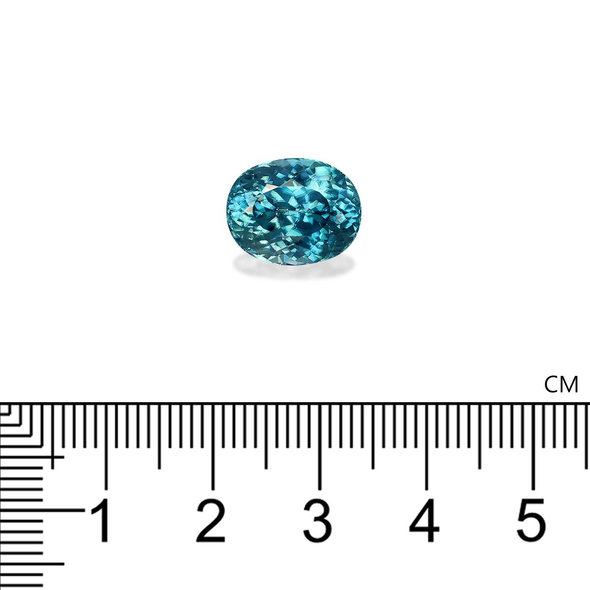 Blue Zircon 10.27 ct